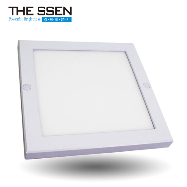 더쎈 LED 슬림엣지 사각직부 22cm(외경사이즈 8인치) 20W - 상품 이미지