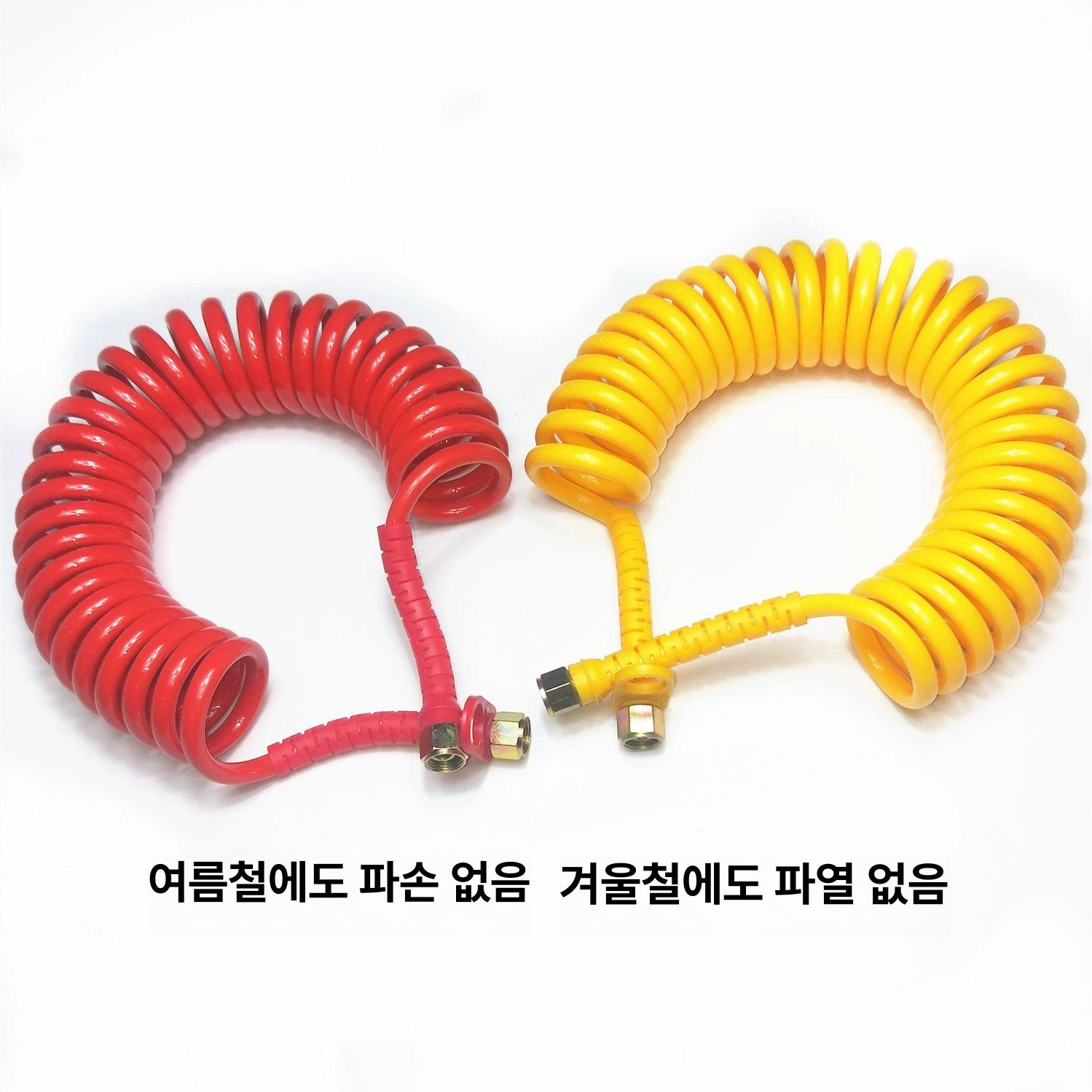 콤프레샤 에어호스 추레라 트레일러 연결관 블랙 내압 방폭 9m 빨간머리 - 상세 이미지 2