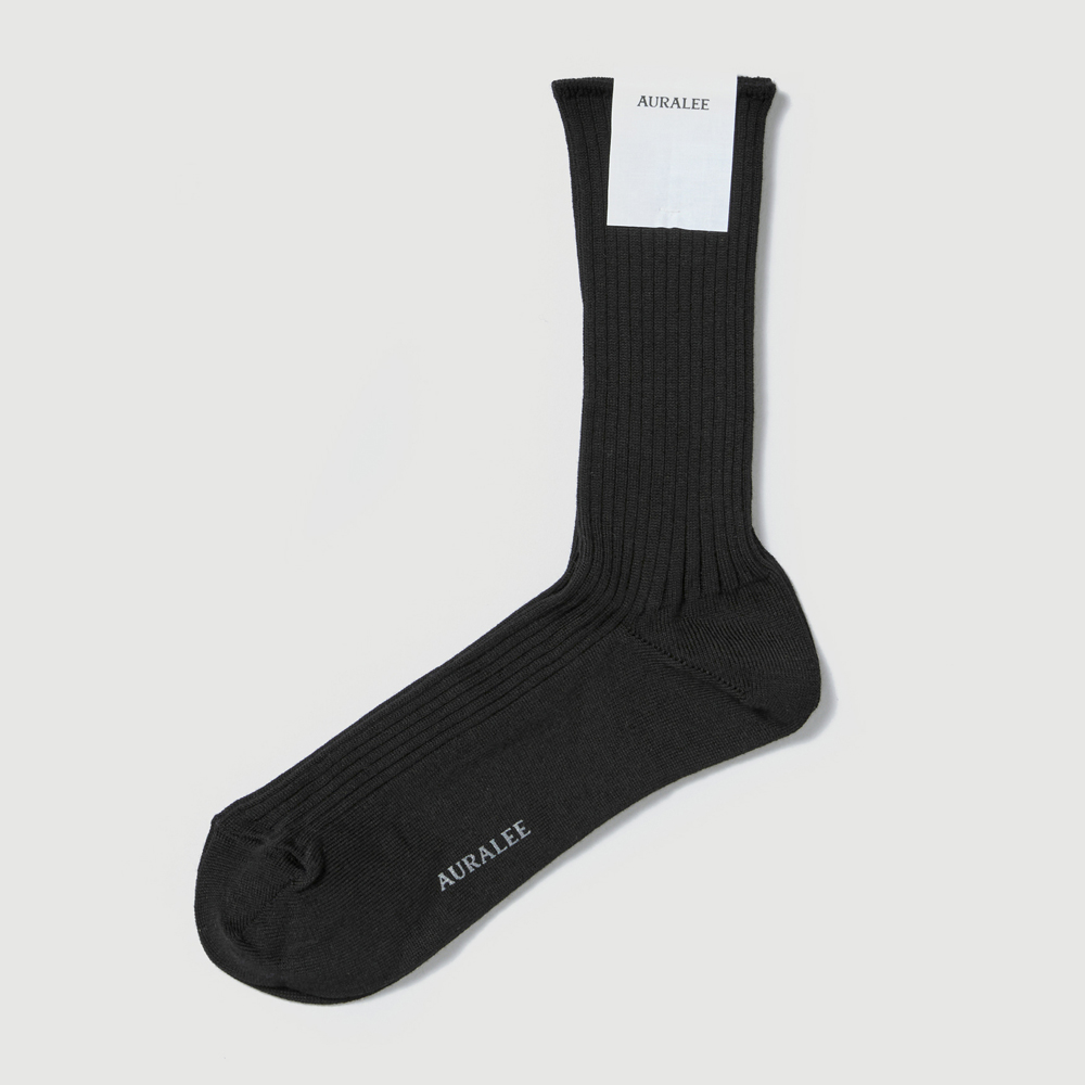 오라리 우먼즈 양말 GIZA HIGH GAUGE SOCKS - 상세 이미지 2