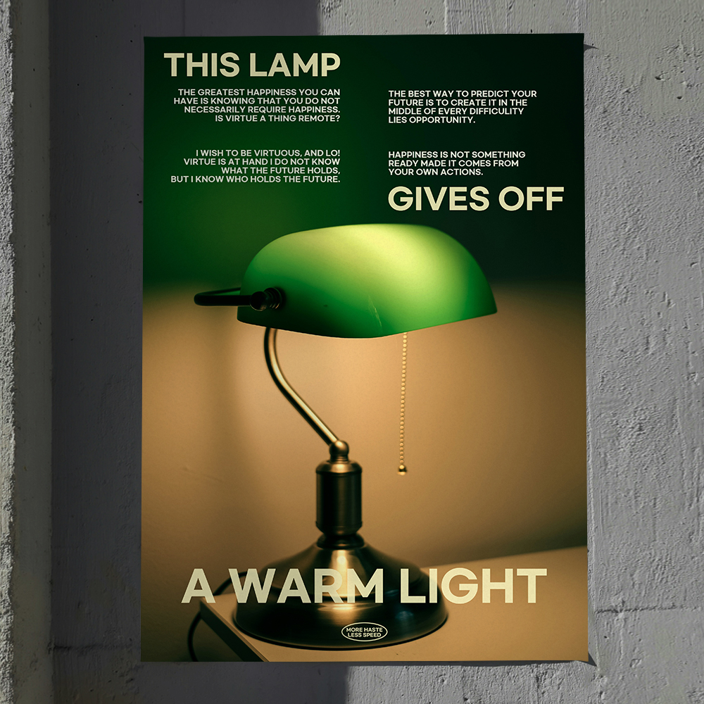 아트포스터 미드센츄리 포스터 액자 사진 Lamp F A4 - 상세 이미지 5