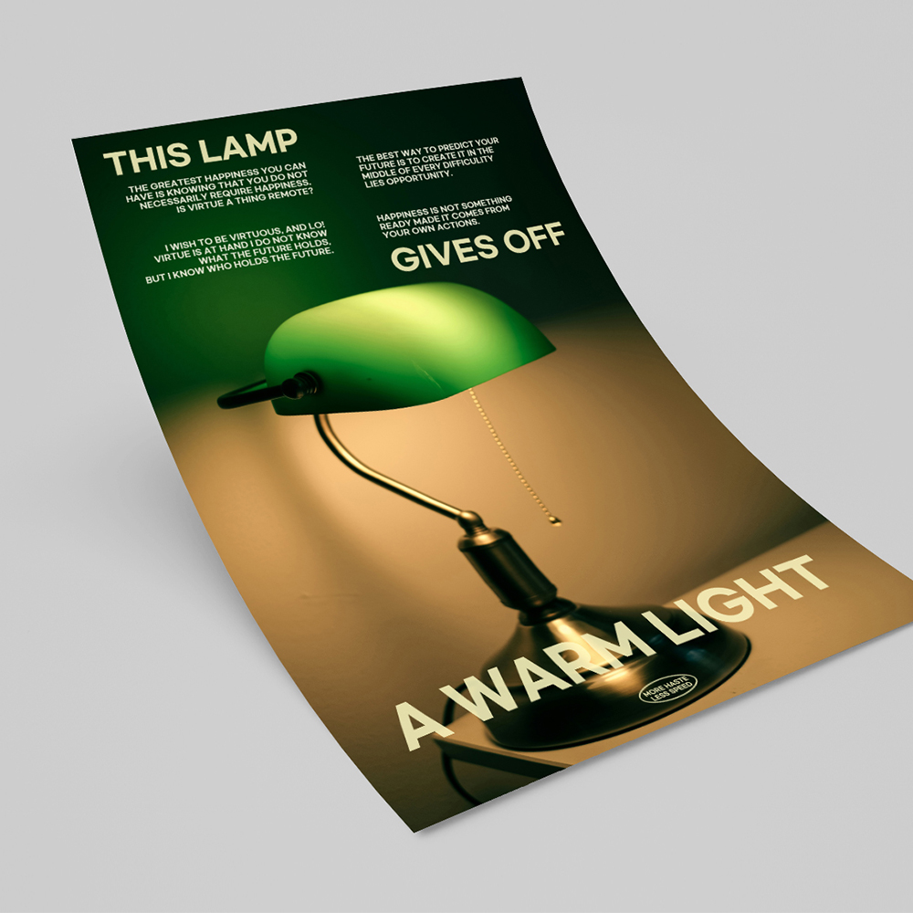 아트포스터 미드센츄리 포스터 액자 사진 Lamp F A4 - 상세 이미지 3