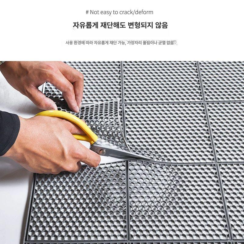 건식 욕실 화장실 세탁실 미끄럼방지 화물차 베란다 그레이 0.9m 너비x6m 길이 - 상세 이미지 2