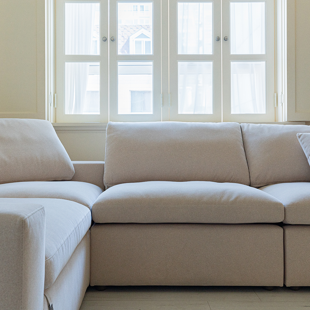 [프리덴소파] 리베라 아쿠아클린 패브릭 코너 소파 5인 소파