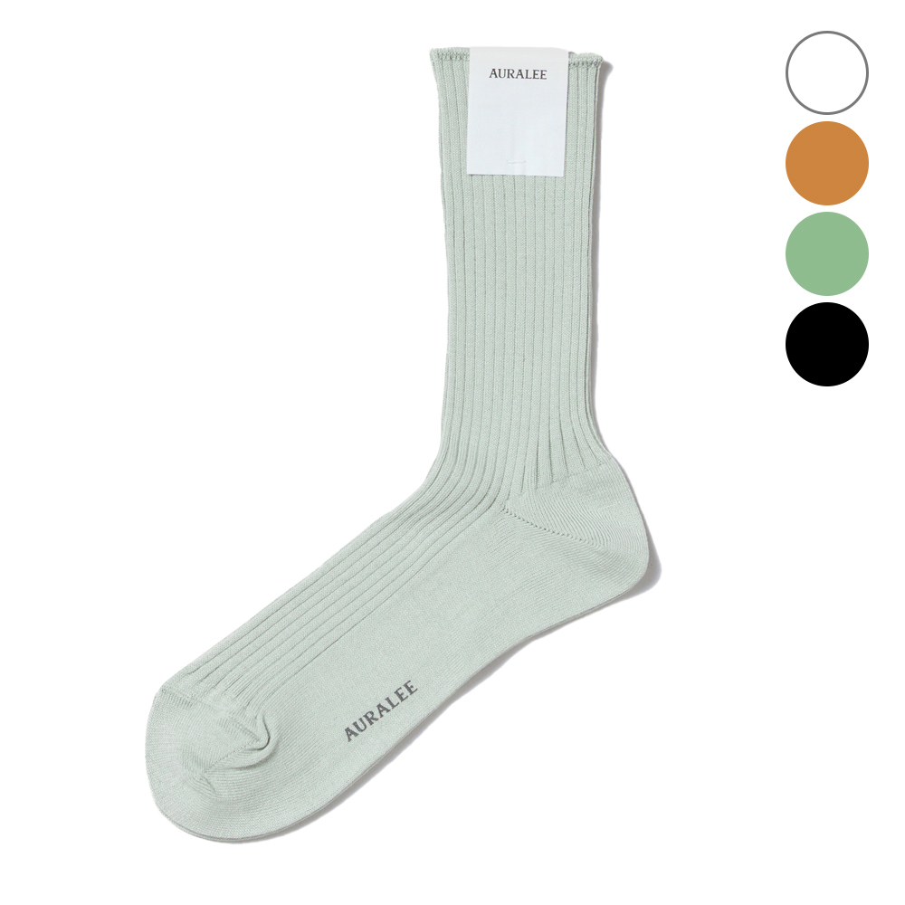 오라리 우먼즈 양말 GIZA HIGH GAUGE SOCKS - 메인 이미지