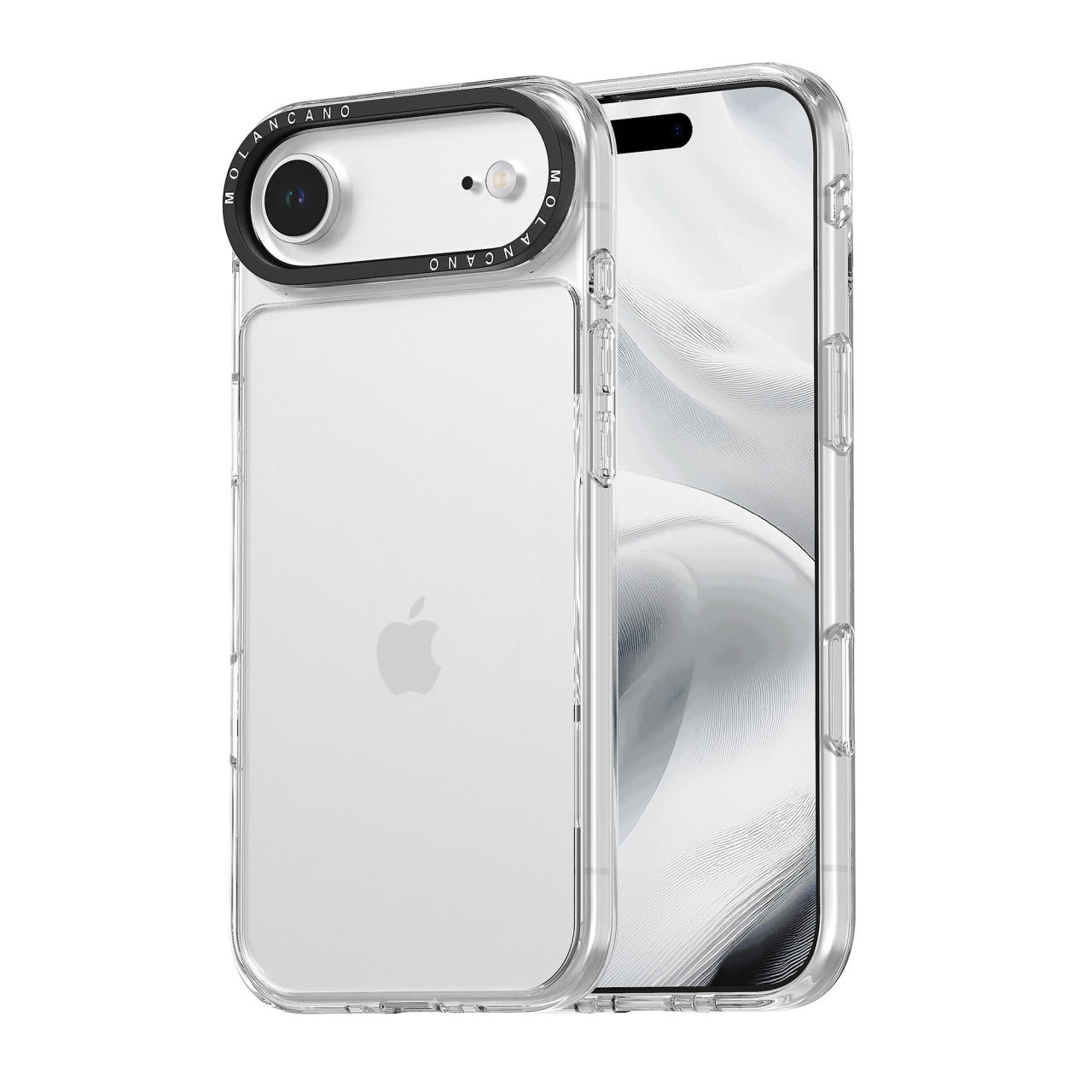 크리스탈 하이브리드 에어쿠션 범퍼 클리어 젤하드 케이스 투명, 아이폰 에어