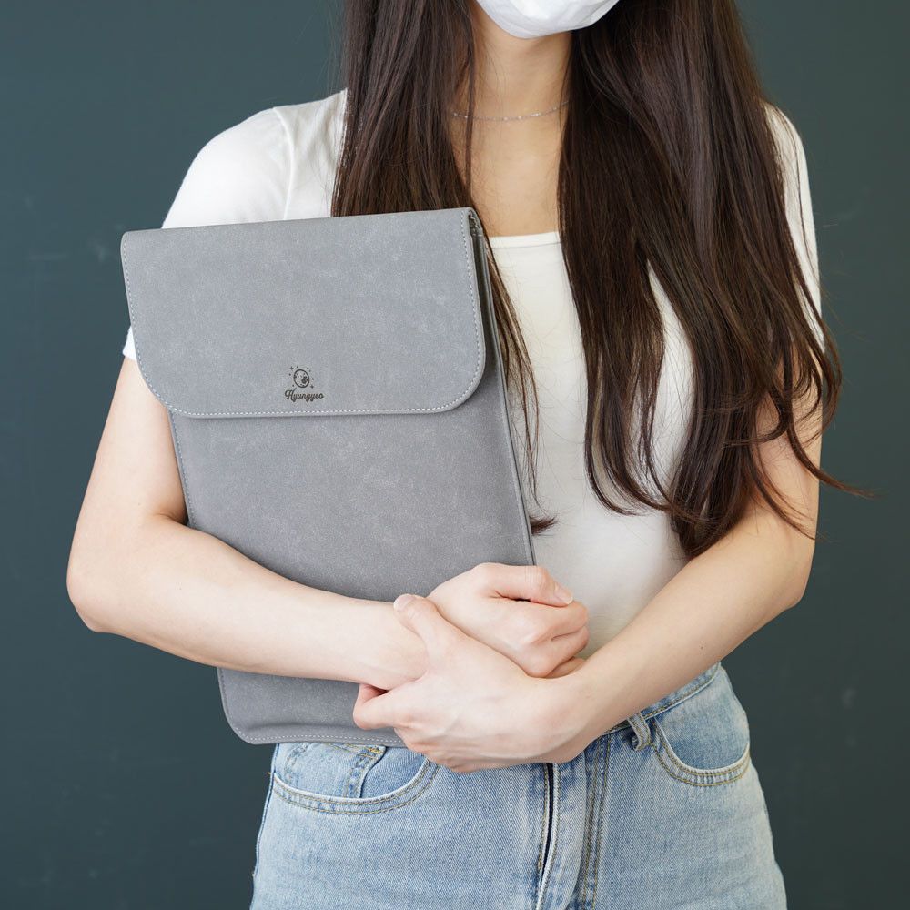 노트북 파우치 맥북 에어 케이스 M1 M2 갤럭시북4프로 세로형 호환 33cm(13인치) - 상세 이미지 3
