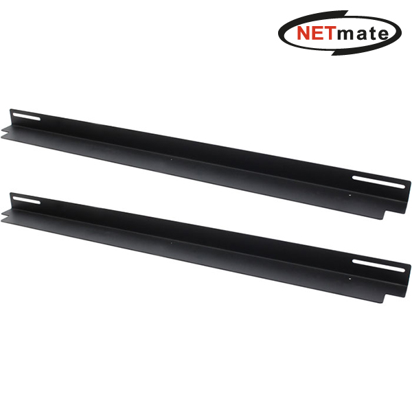 강원전자 넷메이트 NM-SBA01 서버랙 가이드 앵글(블랙, 좌/우 한세트) NM-SBA01(Black)