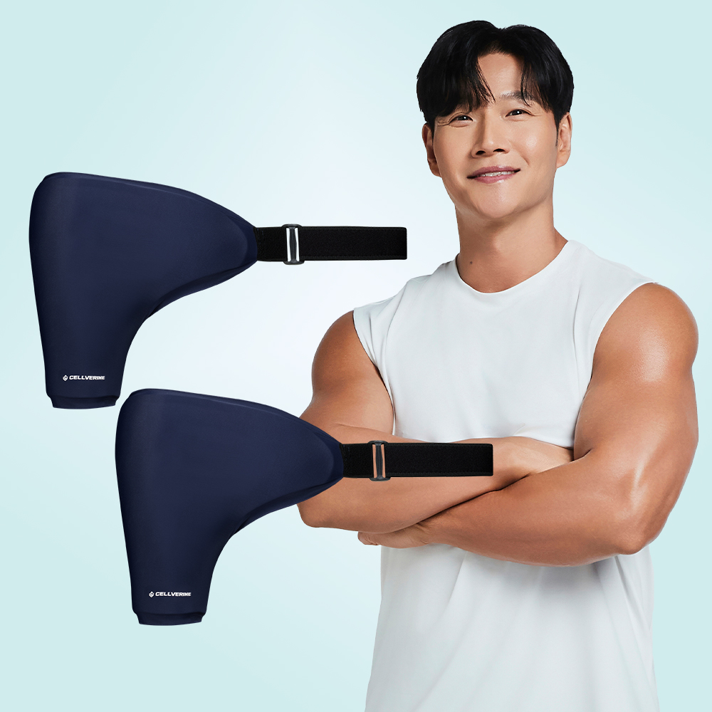 [2팩 셀버린 젤 어깨밴드] 냉찜질팩 온찜질팩 크로스핏 헬스 아이싱 오십견 어깨찜질 - 상품 이미지