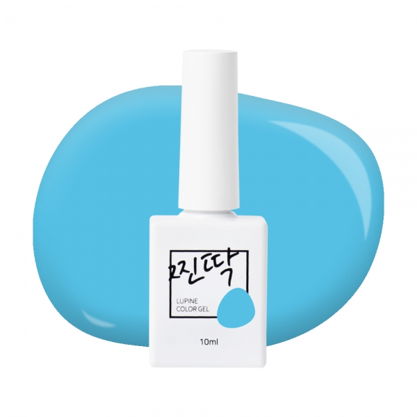 찐딱 컬러젤폴리쉬 10ml JJ087 (하와이 블루) - 상품 이미지