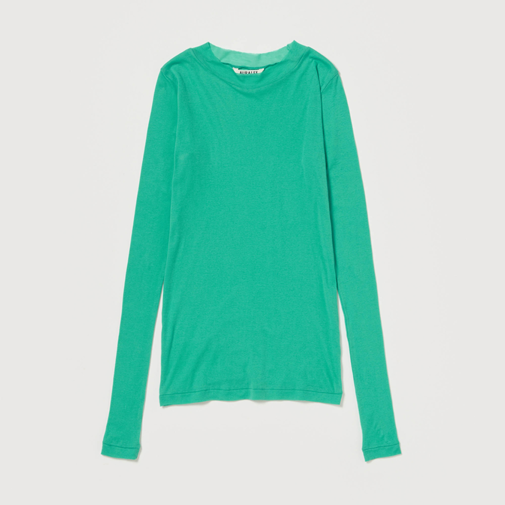 오라리 우먼즈 긴팔티 SUPER HIGH GAUGE SHEER RIB L/S TEE - 상세 이미지 4