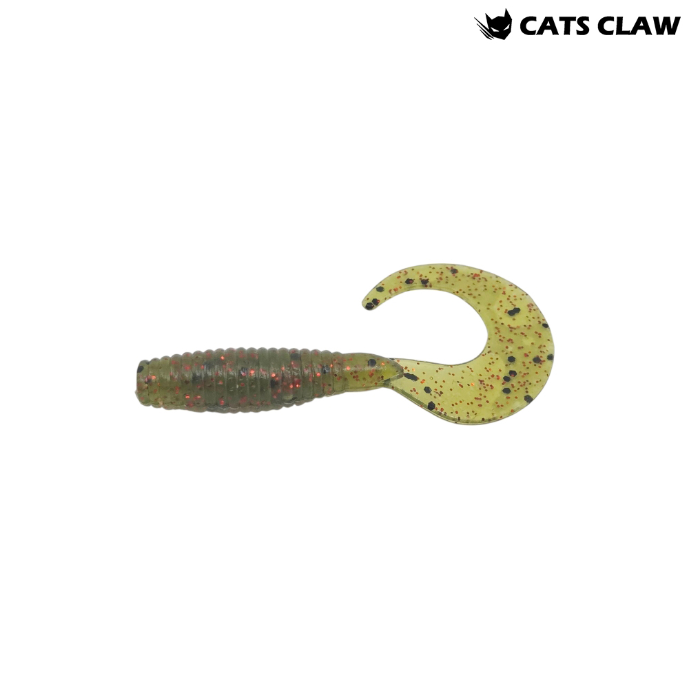 캣츠크로우 씨그럽 우럭웜 광어캐스팅 배스웜 026 워터멜론 레드, 7.6cm(3인치) - 상품 이미지