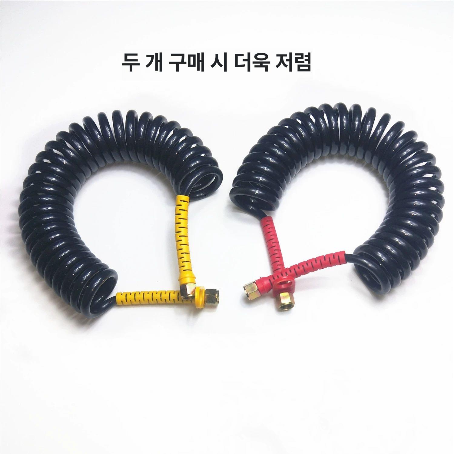 콤프레샤 에어호스 추레라 트레일러 연결관 블랙 내압 방폭 9m 빨간머리 - 상세 이미지 5