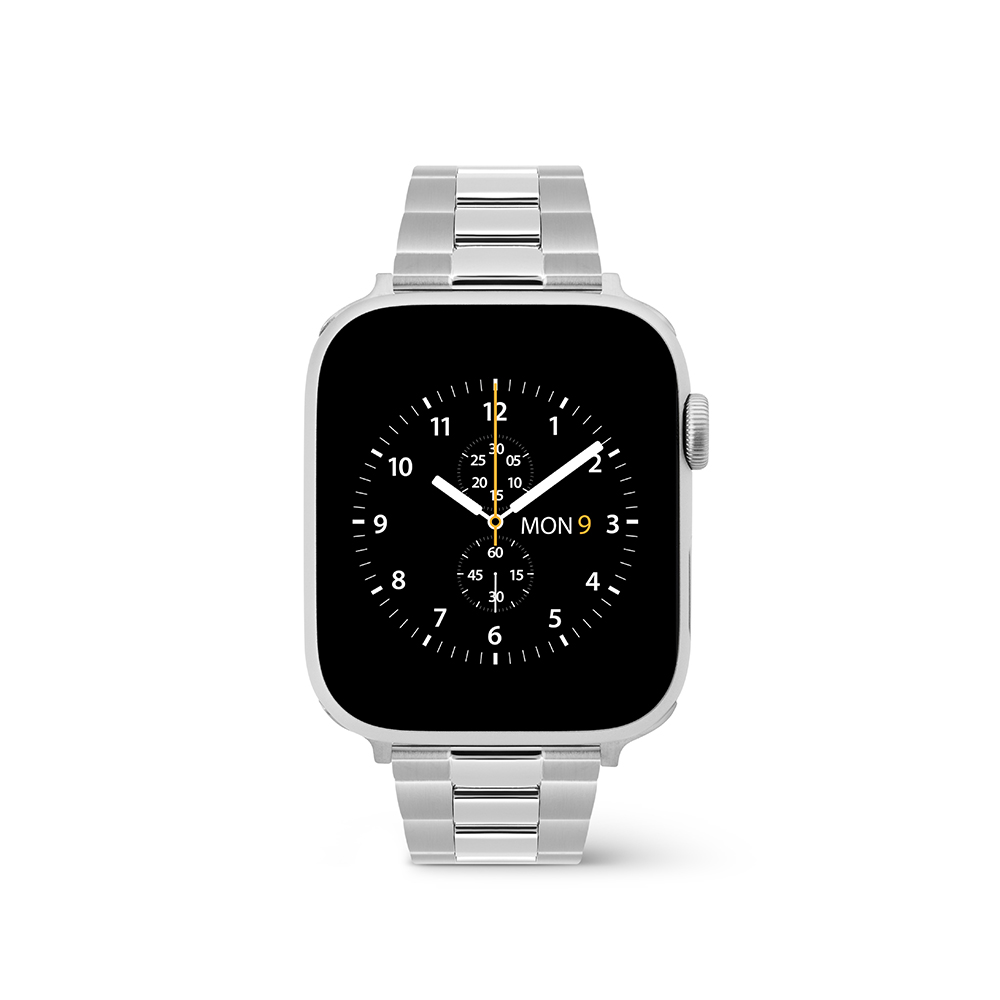 다니엘 웰링턴 SMARTWATCH ICONIC LINK 애플워치 실버 메탈 링크 브레이슬릿