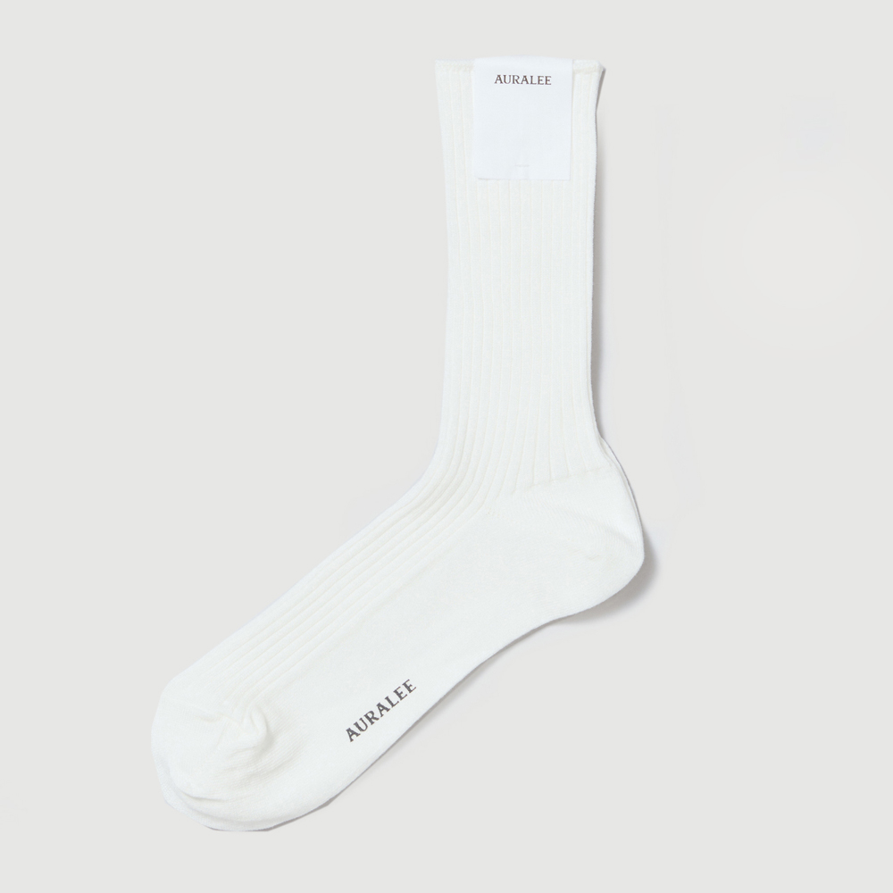오라리 우먼즈 양말 GIZA HIGH GAUGE SOCKS - 상세 이미지 4