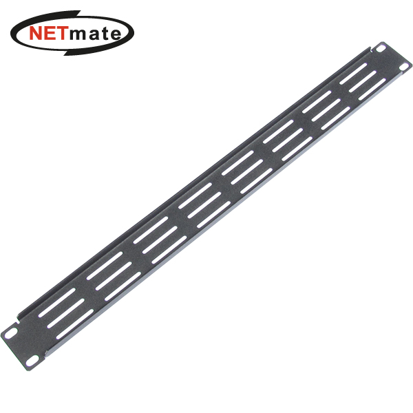 강원전자 넷메이트 허브랙 통풍식 블랭크 판넬(1U/블랙) CYPV-1U(Black)