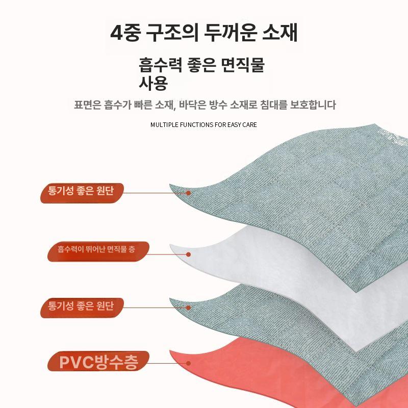 환자 이동 매트 슬라이딩 요패드 미끄럼방지 욕창방지 미끄럼 방지 통기성 좋은 대형 기저귀 - 상세 이미지 4
