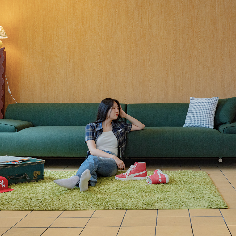 [프리덴소파] 돌체 패브릭 소파 4인용 신혼가구 4인 스윙기능