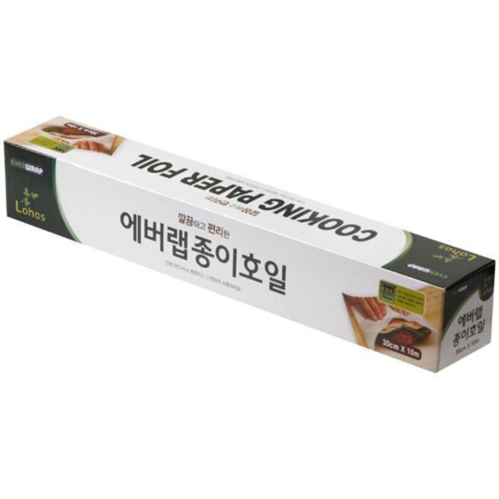 사업자용 박스상품에버랩 종이호일 25cm x 5m 50개 롤타입 쿠킹호일 크린랩 크린백 - 상세 이미지 2