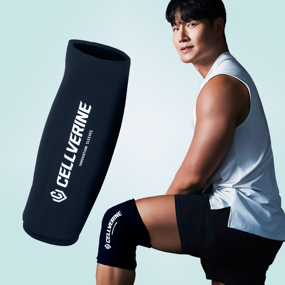[셀버린 젤 슬리브] 무릎 엘보 냉찜질팩 온찜질팩 마라톤 러닝 크로스핏 아이싱 네이비