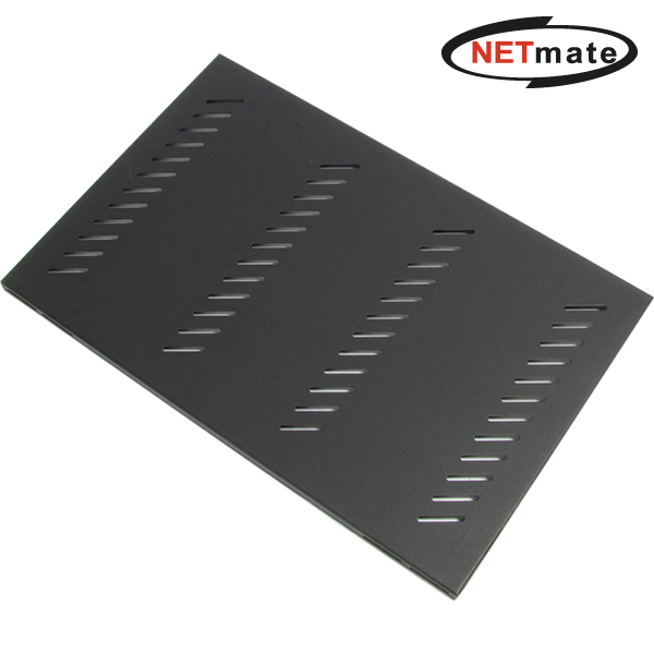 강원전자 넷메이트 서버랙 고정선반(블랙) NM-FBS01