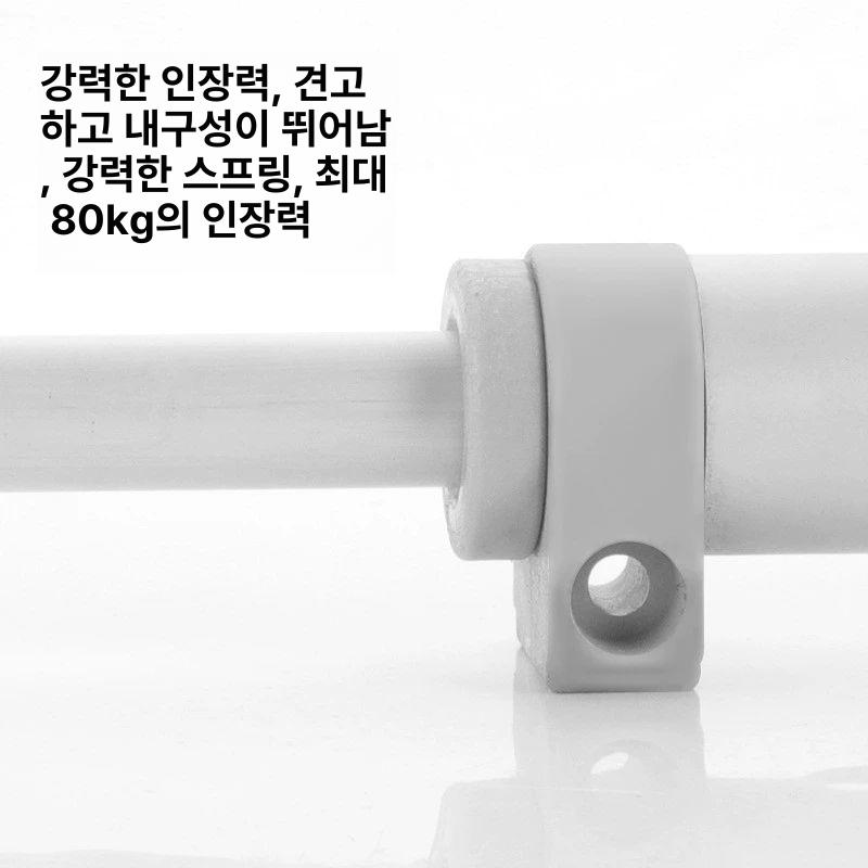 도어 클로저 미닫이 닫힘 스토퍼 방문 개폐기 무타공 목문 댐핑 문닫힘 경량 20-50kg 0.75m-1.3m - 상세 이미지 3
