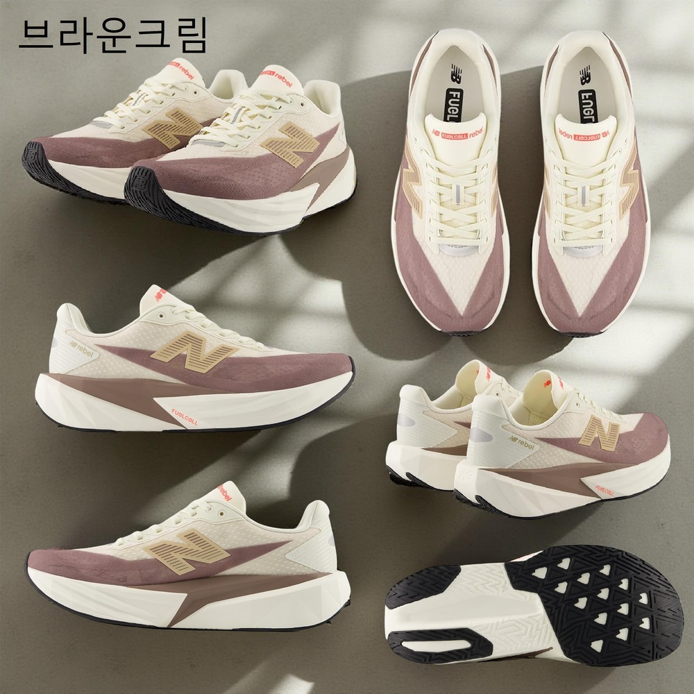뉴발란스 퓨어셀 레벨 V5 여성 러닝화 WFCX 브라운크림 230 D - 상세 이미지 2