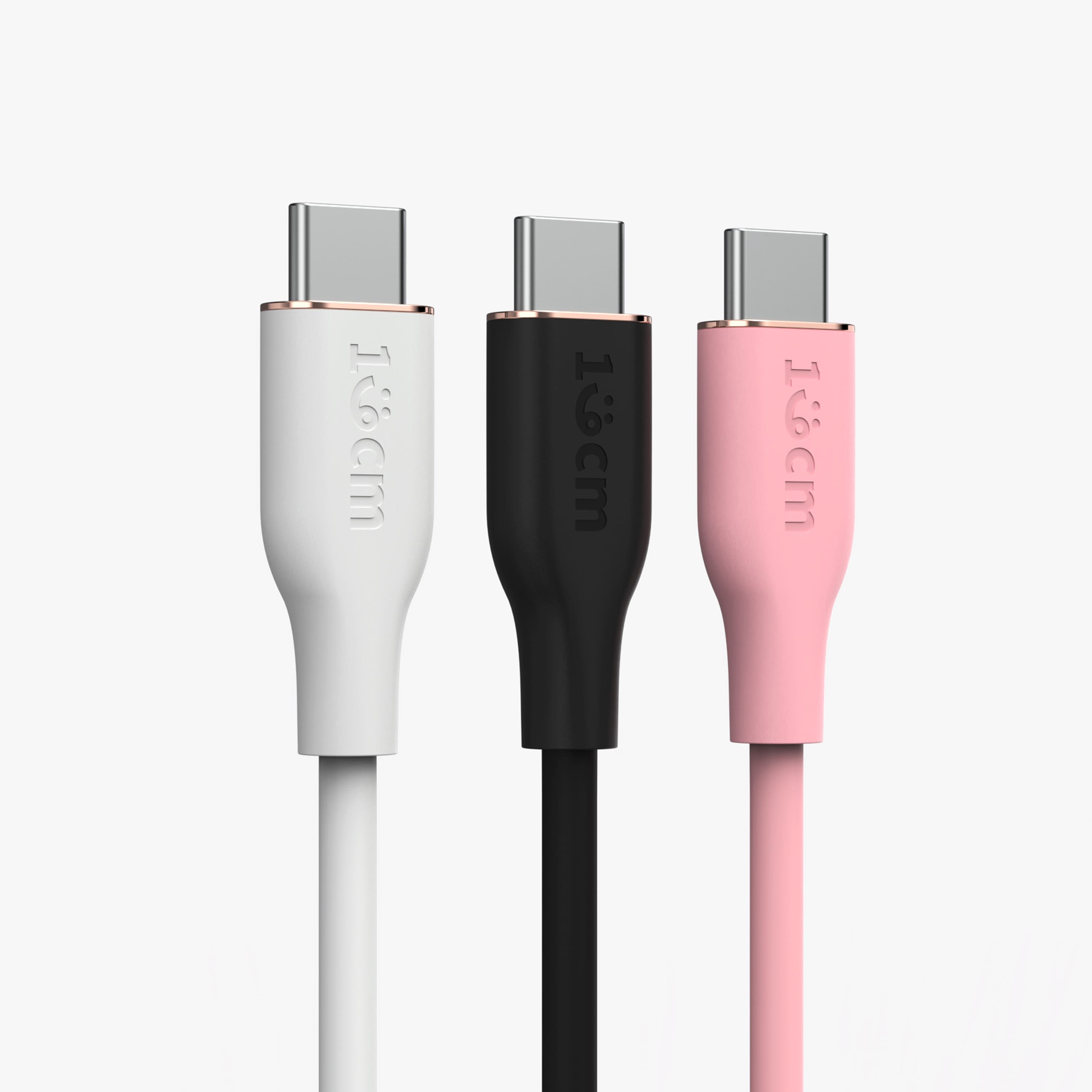 65W 고속 충전 C타입 실리콘 케이블 핑크 1.2M - 상세 이미지 3