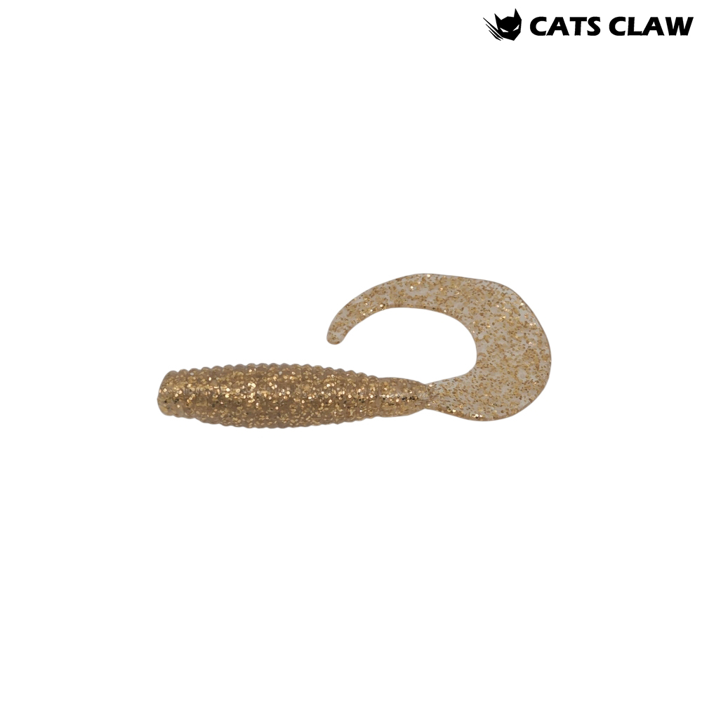 캣츠크로우 씨그럽 우럭웜 광어캐스팅 배스웜 003 골드, 7.6cm(3인치) - 메인 이미지