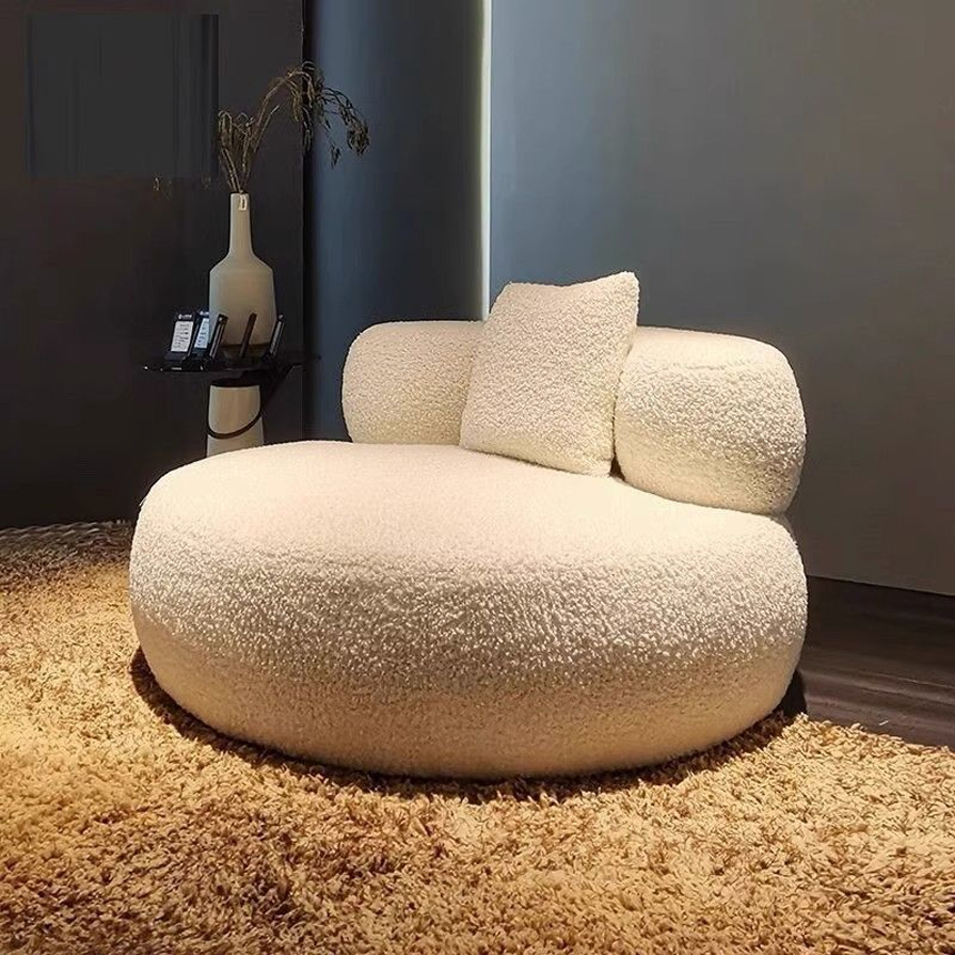 코지 패브릭 라운지 클라우드 조약돌 소파 100cm - 상세 이미지 3