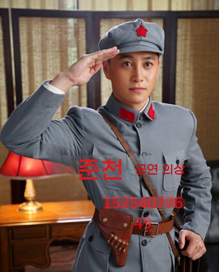 중국 인민군복 뮤지컬 북한군복 중공군 인민군 코스프레 소품 인민복 무대 공연 군복 - 상세 이미지 2