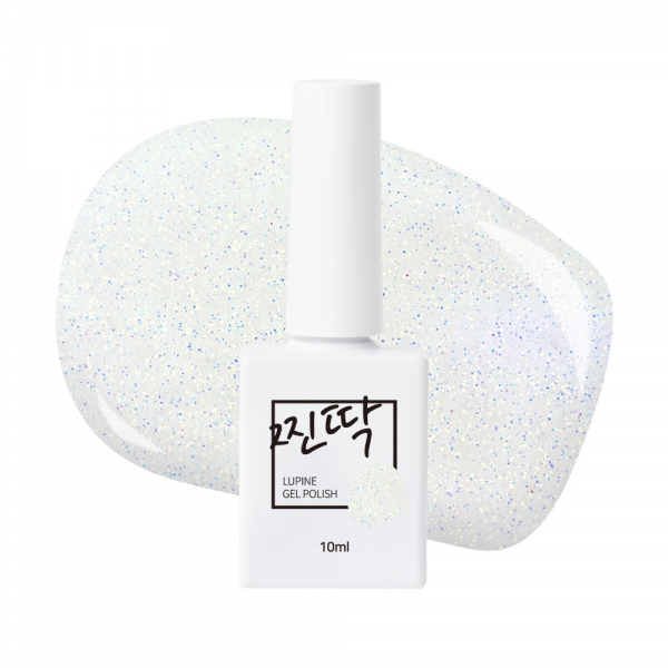 찐딱 컬러젤폴리쉬 10ml JJ119G (크리스탈 샴페인글리터) - 상품 이미지