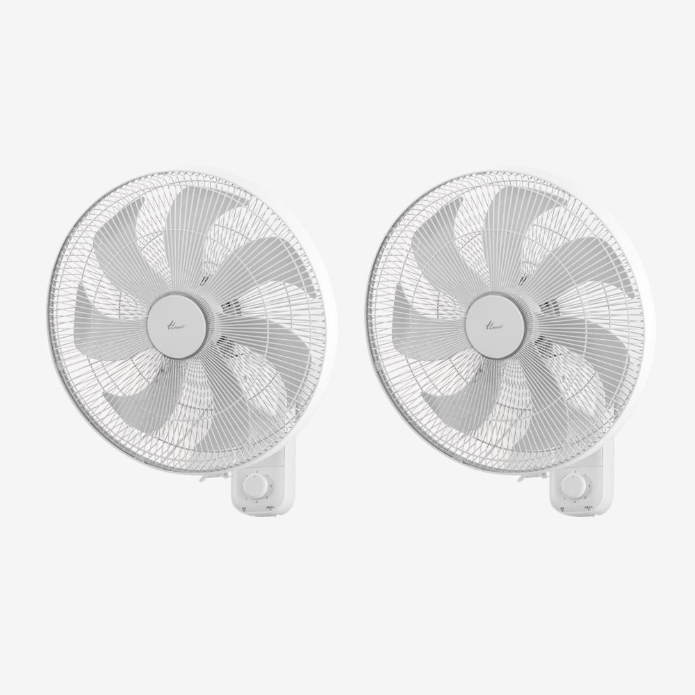 한일 벽걸이선풍기 기계식 업소용 저소음 무소음 벽 선풍기 677(1+1/특가)