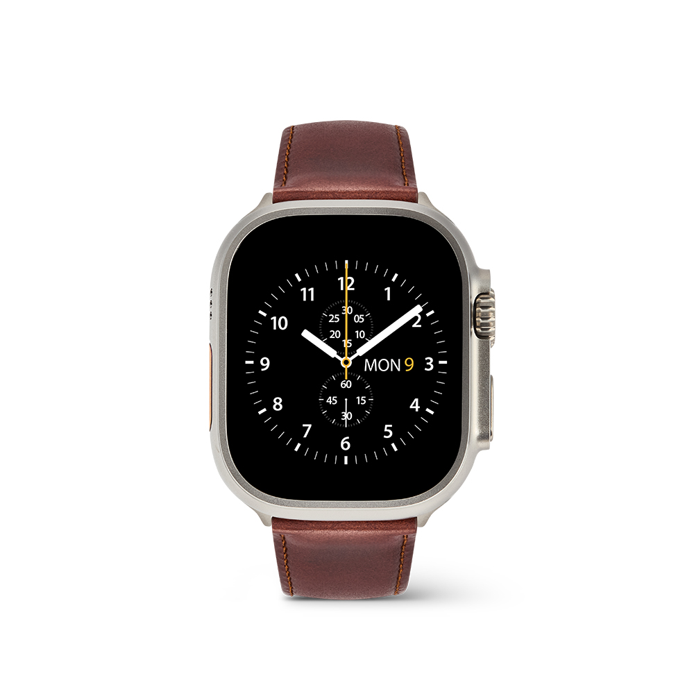 다니엘 웰링턴 SMARTWATCH LEATHER STRAP 애플워치 울트라 버클 가죽밴드