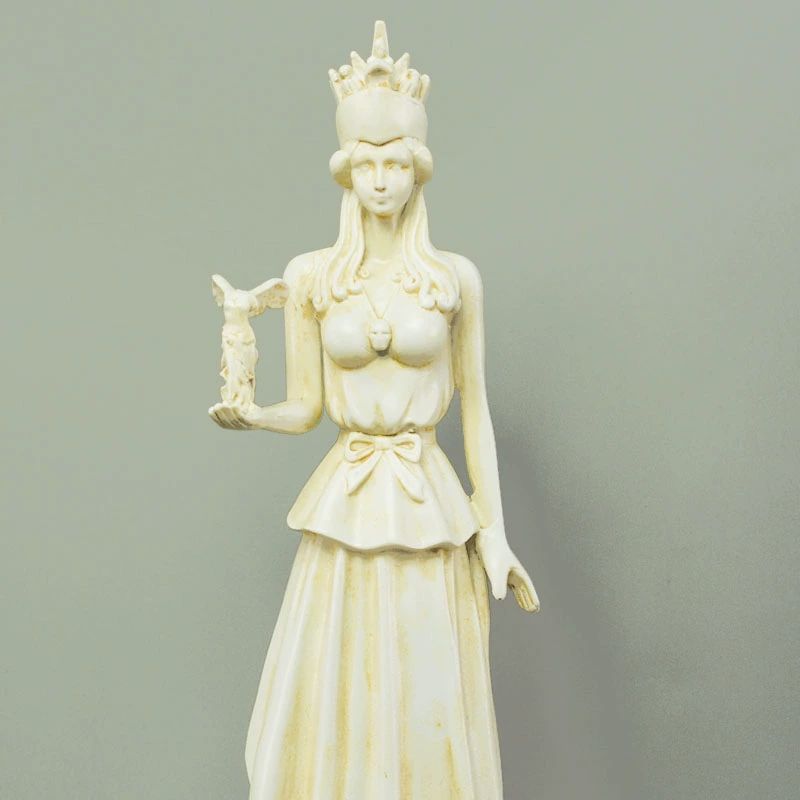 아테네 여신 석고상 카페 엔틱 데생 조각 31.5cm 고상 아테나 - 상세 이미지 4