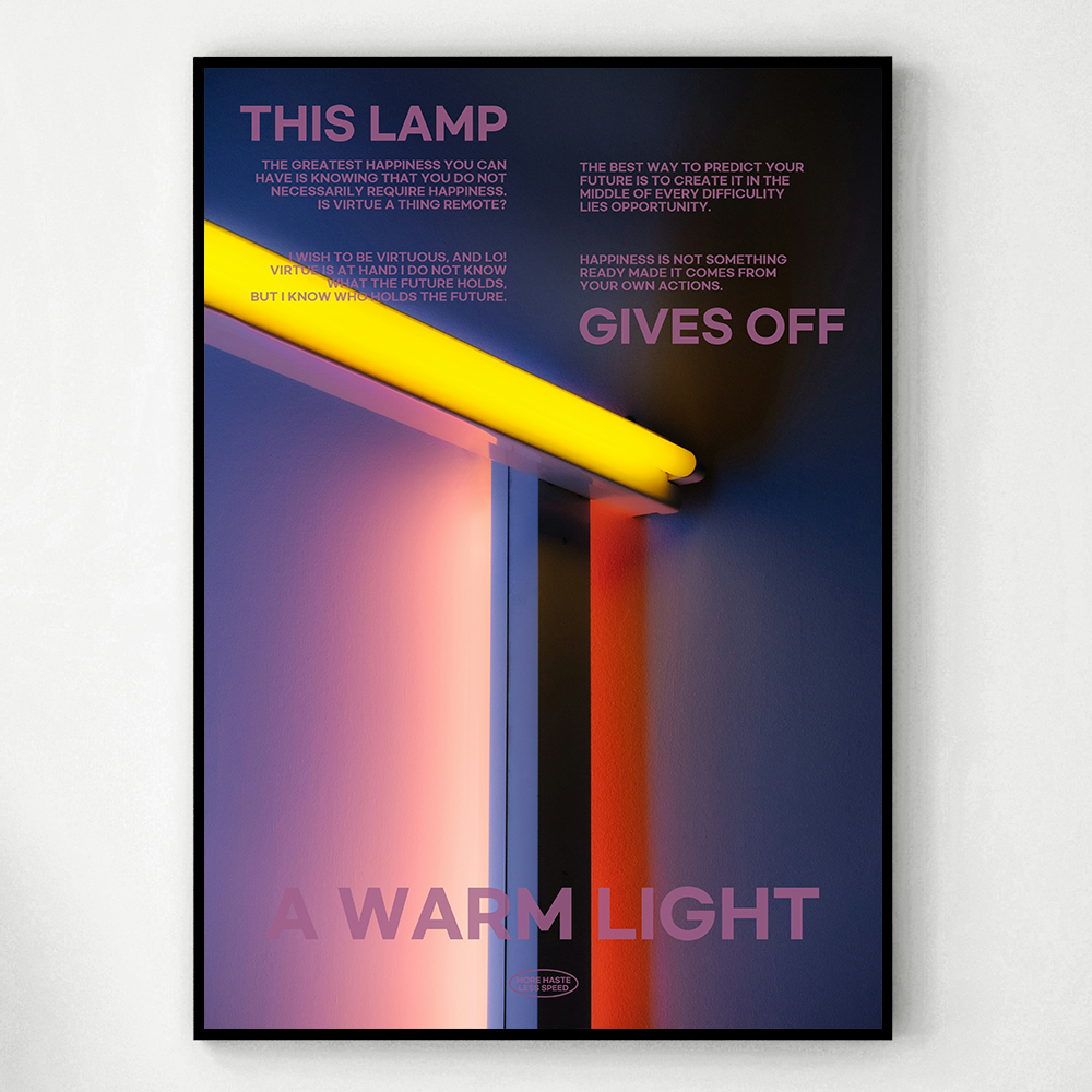 아트포스터 미드센츄리 포스터 액자 사진 Lamp J A4 - 메인 이미지