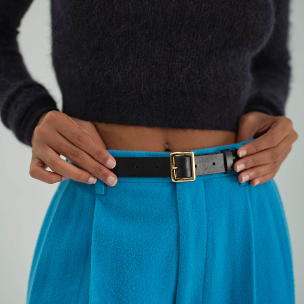 오라리 우먼즈 벨트 SQUARE BUCKLE BELT - 메인 이미지