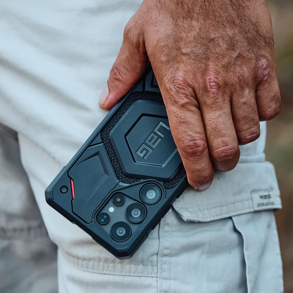 UAG 모나크 케블라 맥세이프 케이스 블랙, 갤럭시S25 울트라 이미지 4