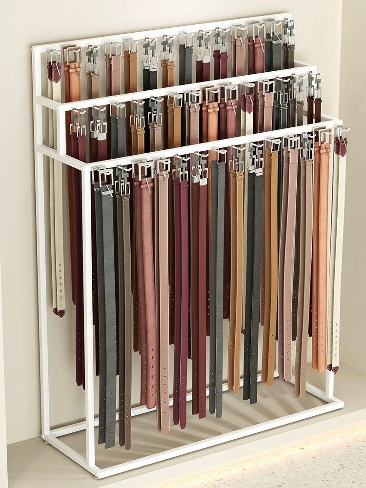 벨트 가판대 진열대 허리띠 디스플레이 선반 프리미엄 60cmx40cmx150cm A 기본형 - 상세 이미지 4