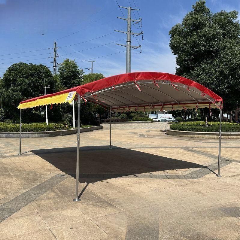 야외 주차장 천막 캐노피 조립식 간이 차고 차양막 농막 3X5m 두께 (자외선 차단)