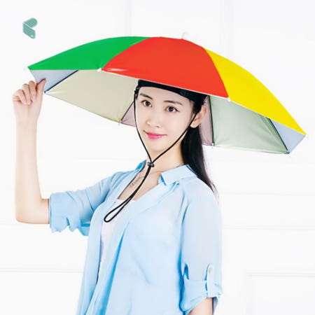 우산모자 우중캠핑용 방수 레인햇 제이엘생활