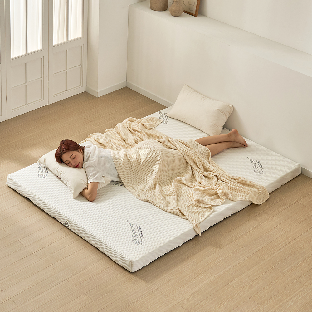 세인트블랑 에어리 메모리폼 10cm 바닥 침대용 허리에 좋은 숙면 토퍼 MS