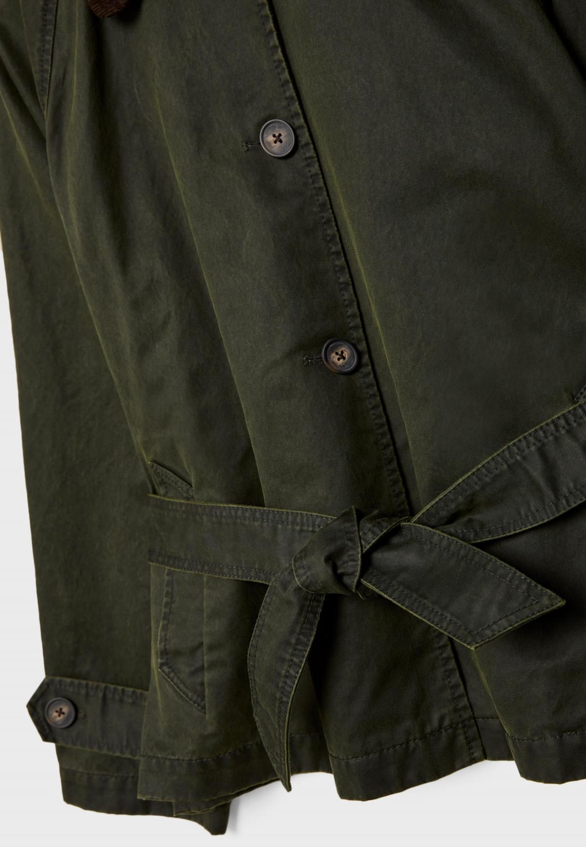 스트라디바리우스 테크니컬 왁스드 벨트 숏 트렌치코트 5785/583 KHAKI - 상세 이미지 2