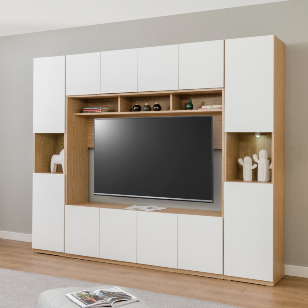 란 2400 월플렉스 시스템 거실장세트 수납장 티비장 장식장 이불장 서재인테리어