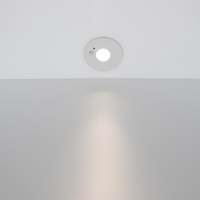 더쎈 LED 매입 센서등 플랫 로얀 7.5cm(3인치) COB 8W 움푹 다운라이트 - 상세 이미지 2