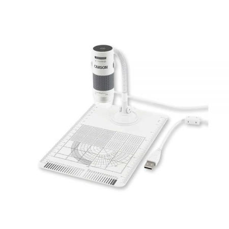 [해외]Carson eFlex 75x/300x effective Magnification (21 인치 모니터 기준) 유연한 스탠드와 베이스가 있는 LED 조명 USB 디지털 현미경