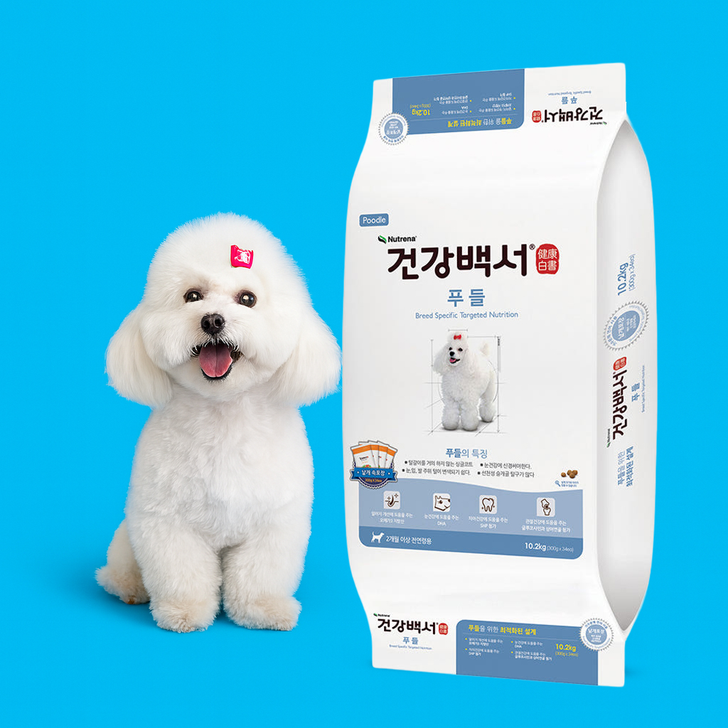 건강백서 푸들, 10kg, 1개 - 메인 이미지