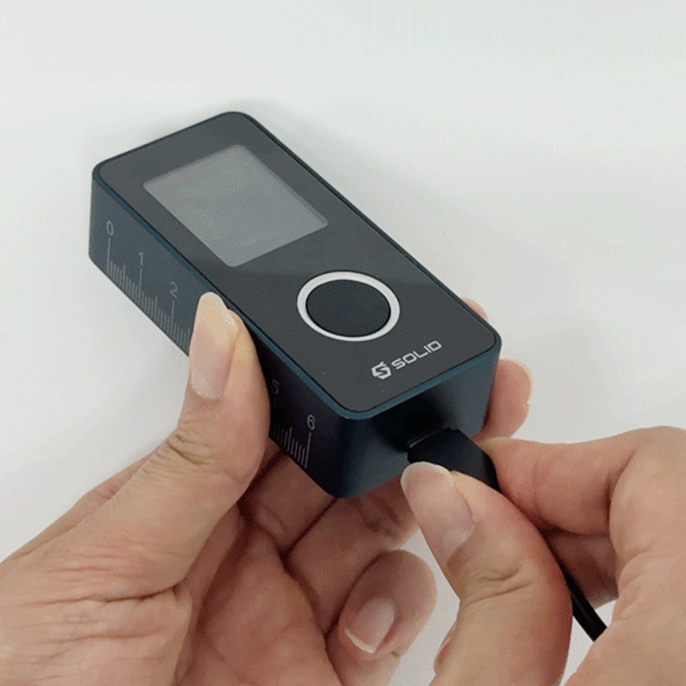 솔리드 충전 레이저 거리측정기 초미니 디지털 줄자 레이져 S-CM40