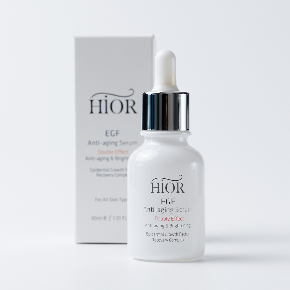 히오르 고순도 EGF 미백 주름개선 안티에이징 세럼 더블이펙트 30ml 데일리 hior세럼 - 메인 이미지