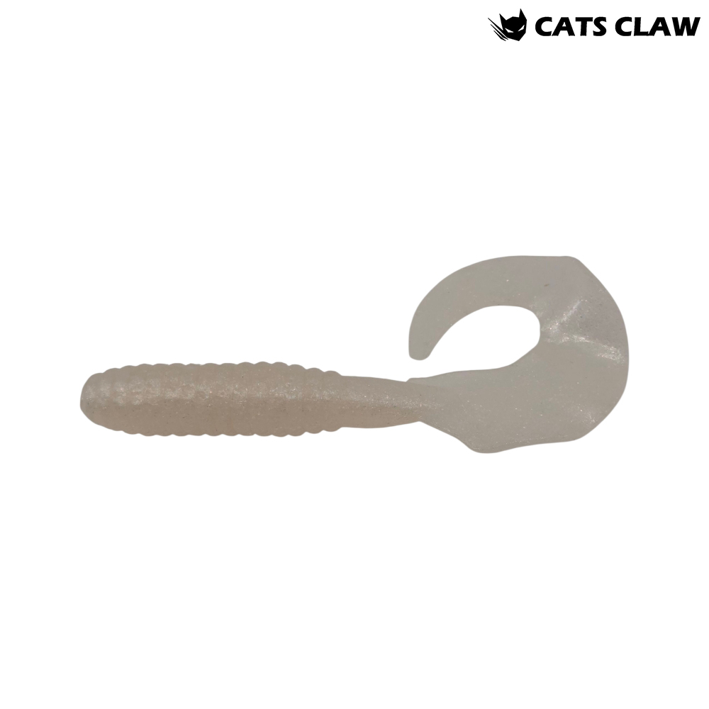 캣츠크로우 씨그럽 우럭웜 광어캐스팅 배스웜 045 펄 홀로그램, 12.7cm(5인치) - 상품 이미지
