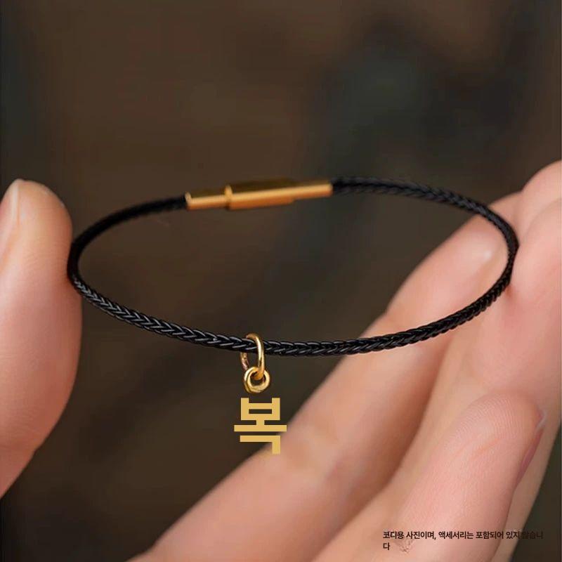 팔찌 스틸 와이어 기념 패션 레이어드 레드 스틸 와이어 1.5mm 15cm - 상세 이미지 5